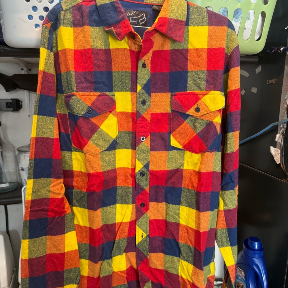 Fox Multicolor Plaid Men's Shirt
